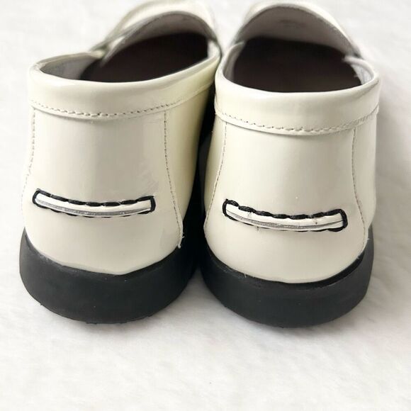 Birkenstock Saitama Penny Loafer White Patent Leather Size EU 40 US 9-9.5 Medium - Picture 3 of 9